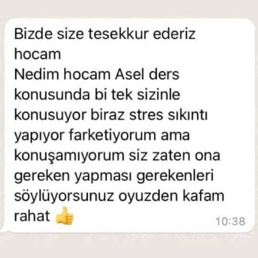 Veli dönüşü - Güven ve takip